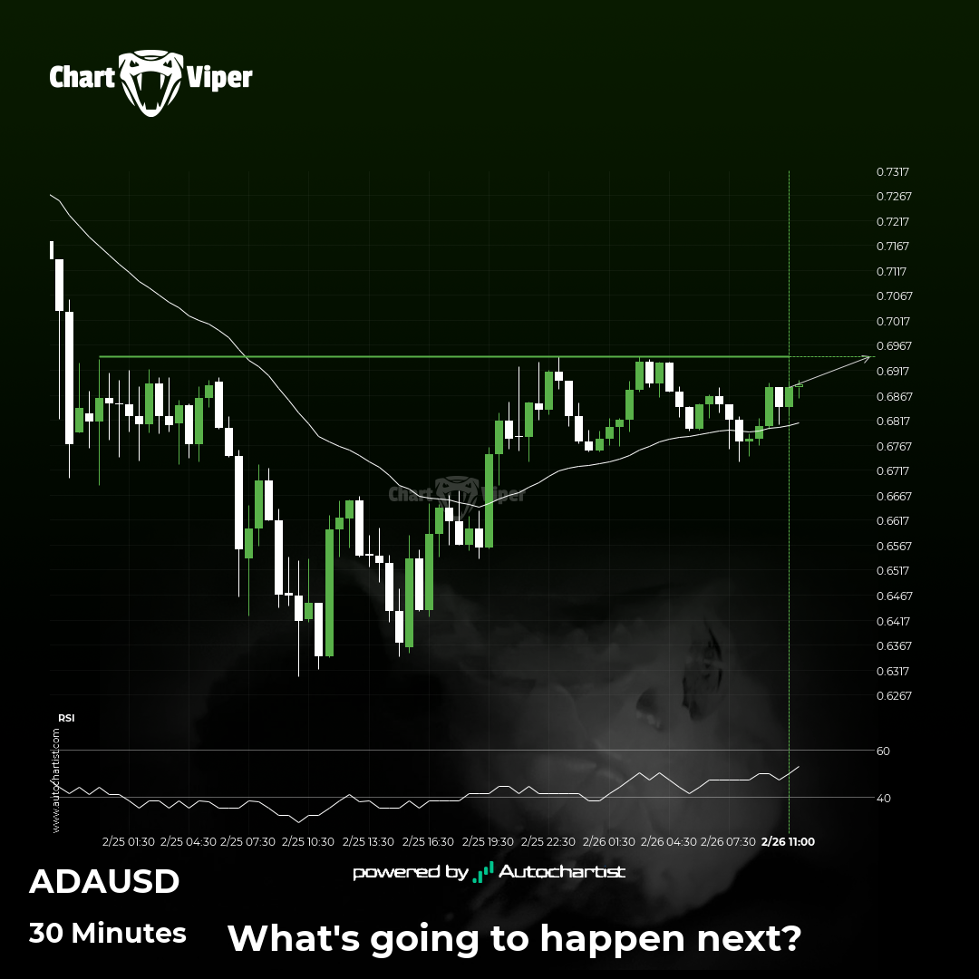 Will Cardano break through the resistance level it tested before? -  CHARTVIPER