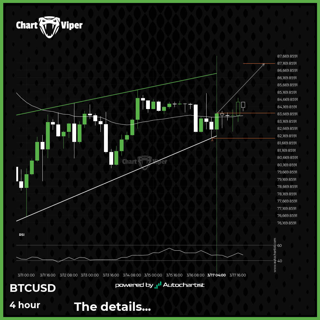 Because Bitcoin formed a Rising Wedge pattern, we expect it to touch ...