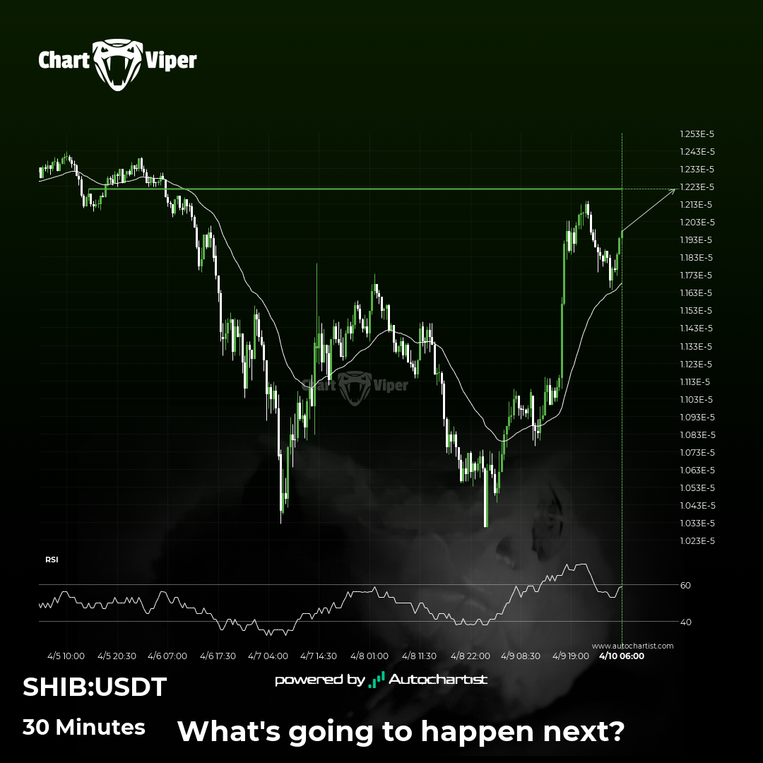 Either a rebound or a breakout imminent on Shiba Inu