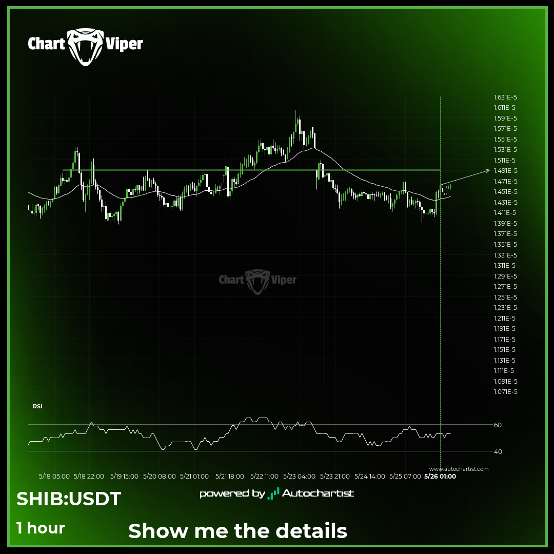 A potential bullish movement on Shiba Inu