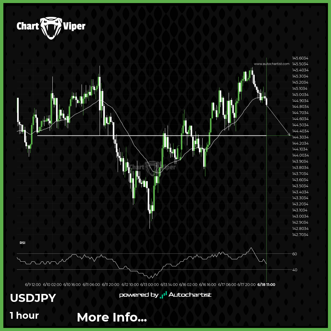 USD/JPY Target Level: 144.3245