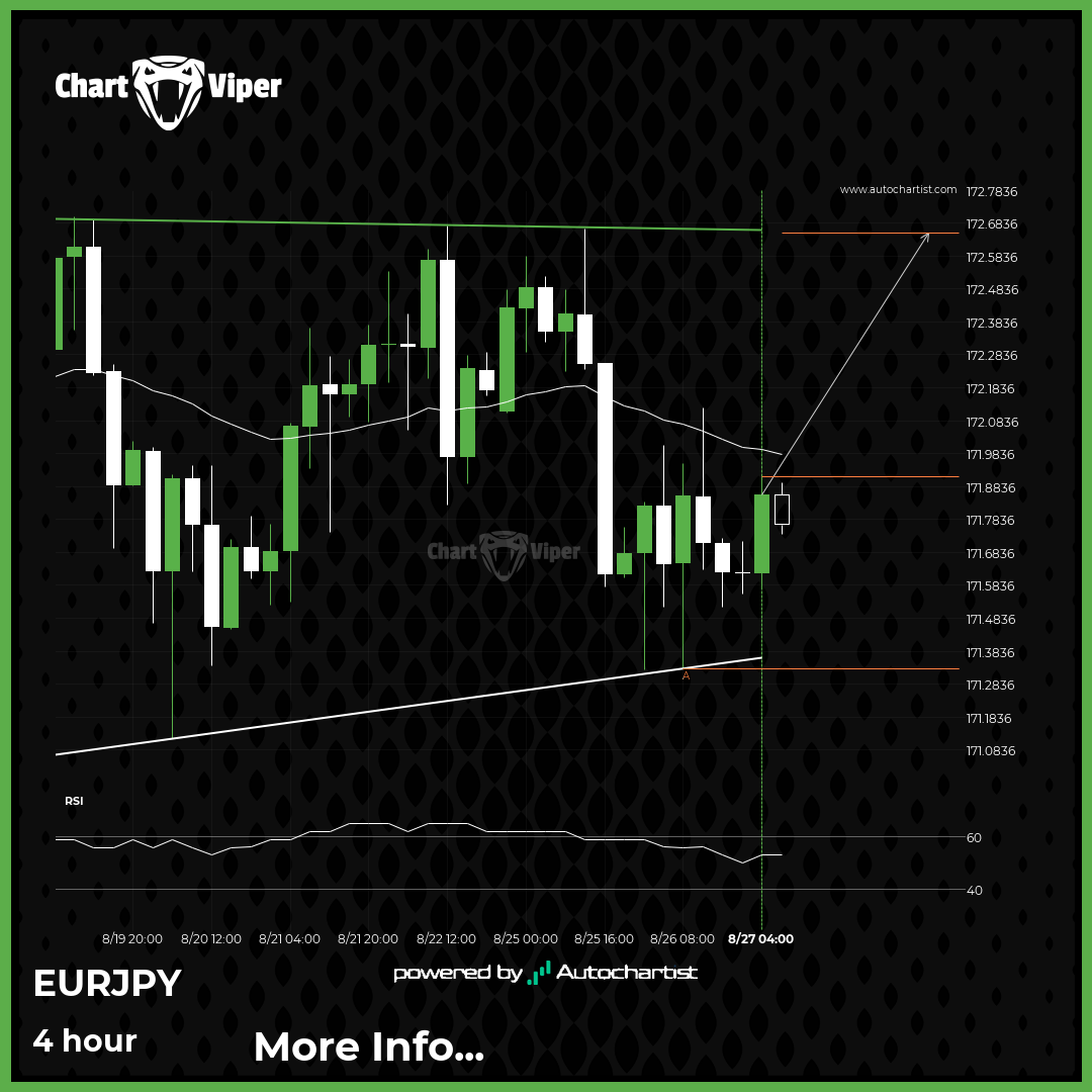 EUR/JPY Target Level: 172.6529