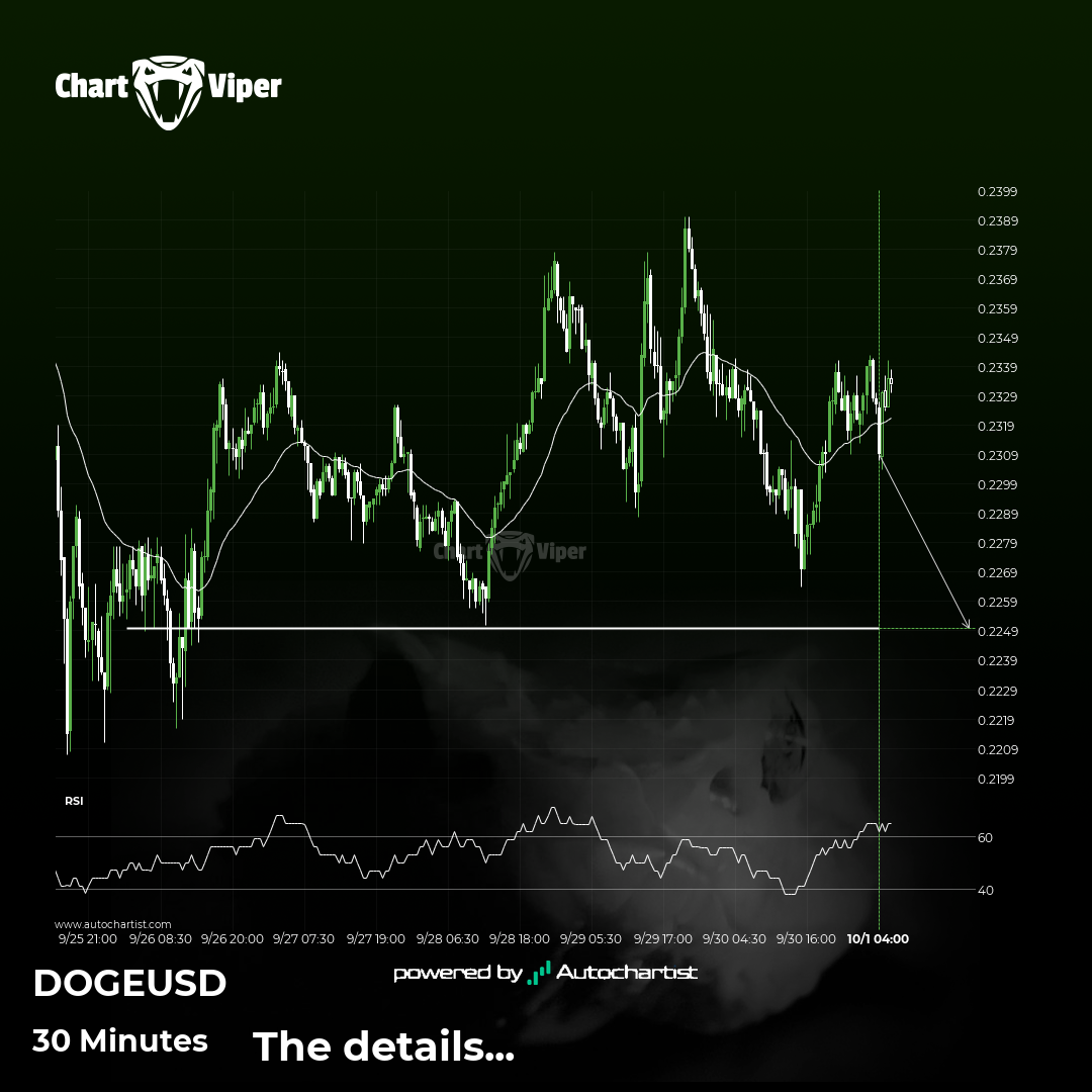 Either a rebound or a breakout imminent on Dogecoin