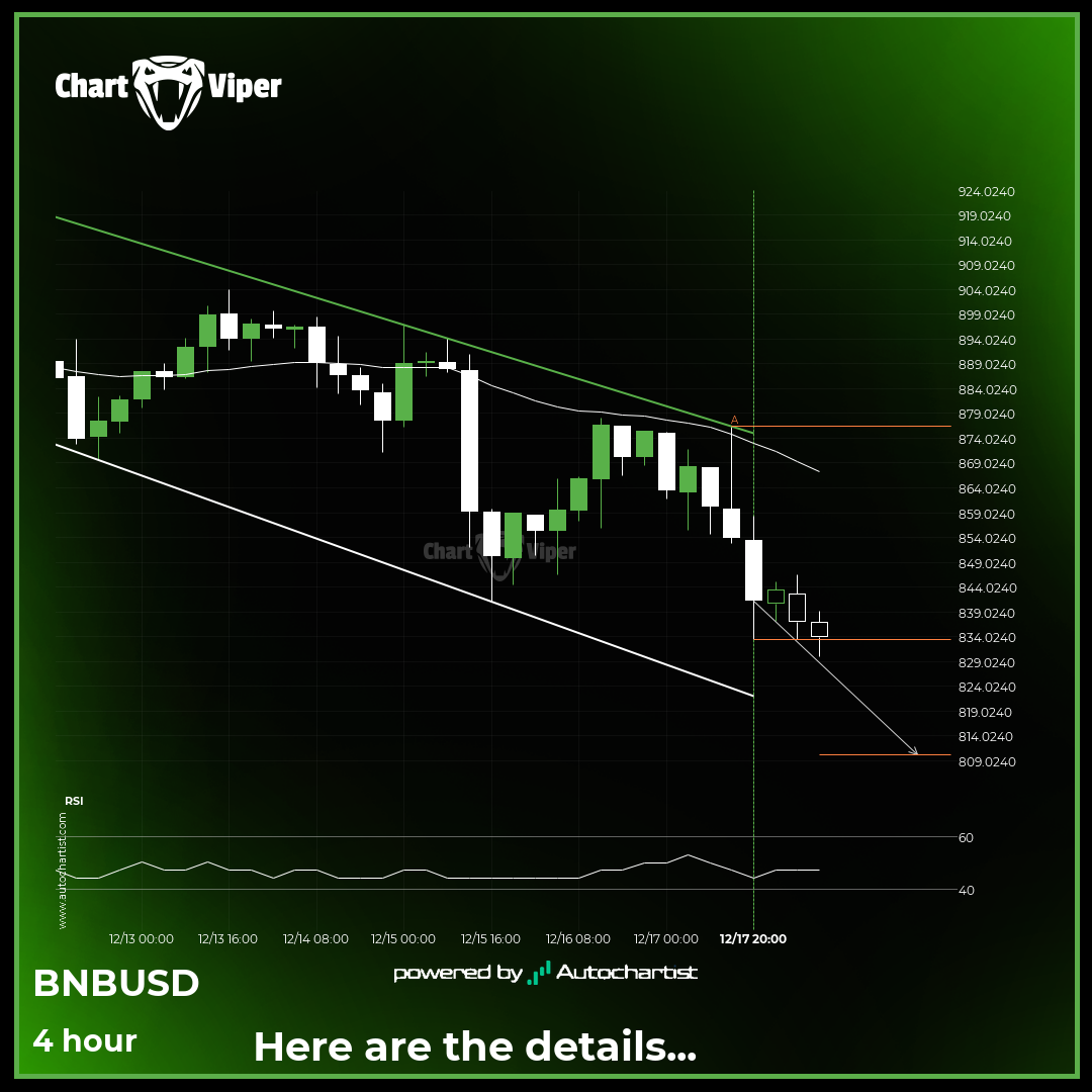 Will Binance have enough momentum to break below support?